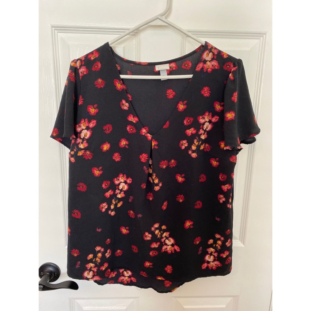 A New Day Floral Blouse/Top